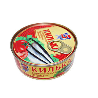 Килька Премиум Балтийская неразделанная в томатном соусе 240г